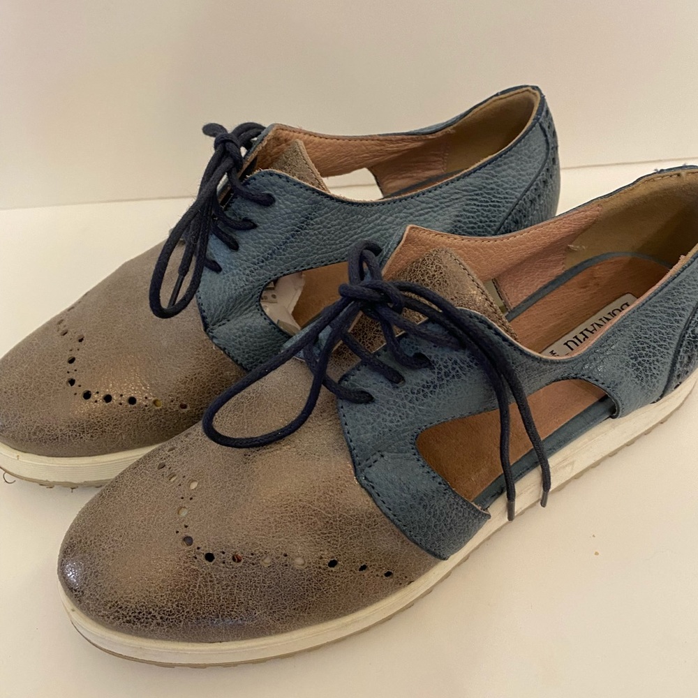 Donna Piu Multi-Color Leather  Shoes Size 6,5